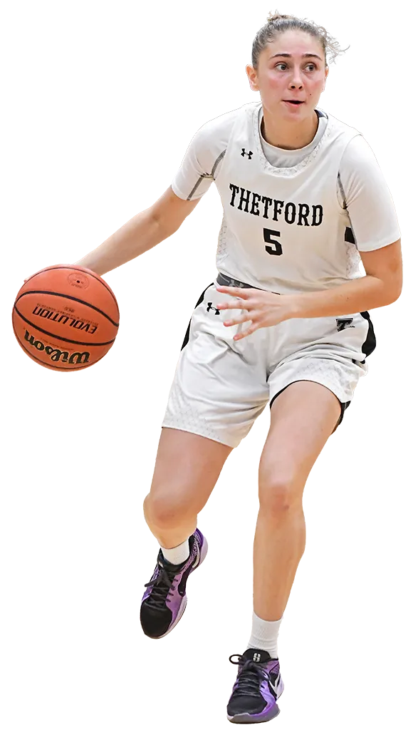 Photomontage d'une joueuse de basketball