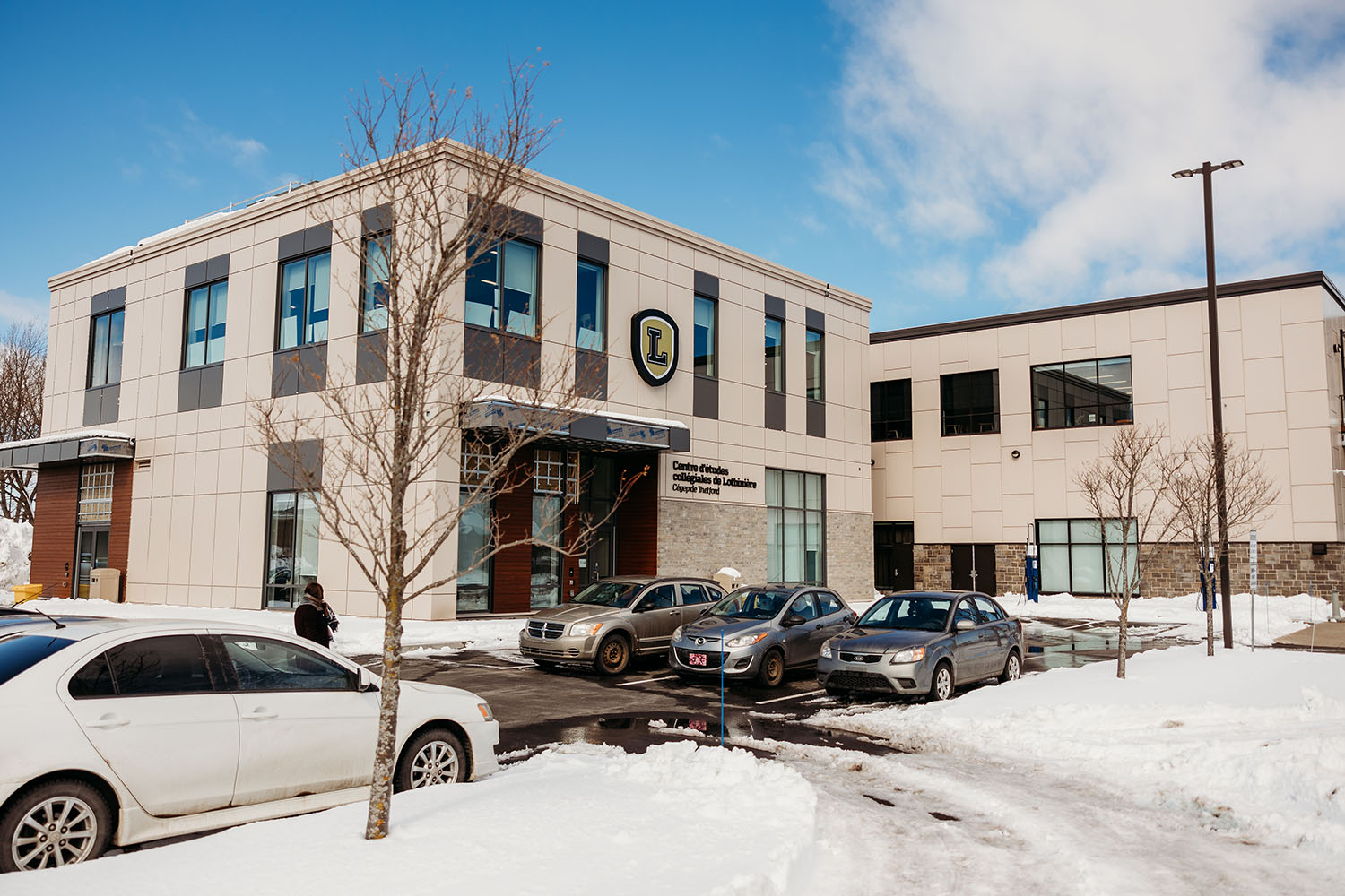 Photo extérieur de l'établissement du Centre d'études collégiales de Lotbinière.